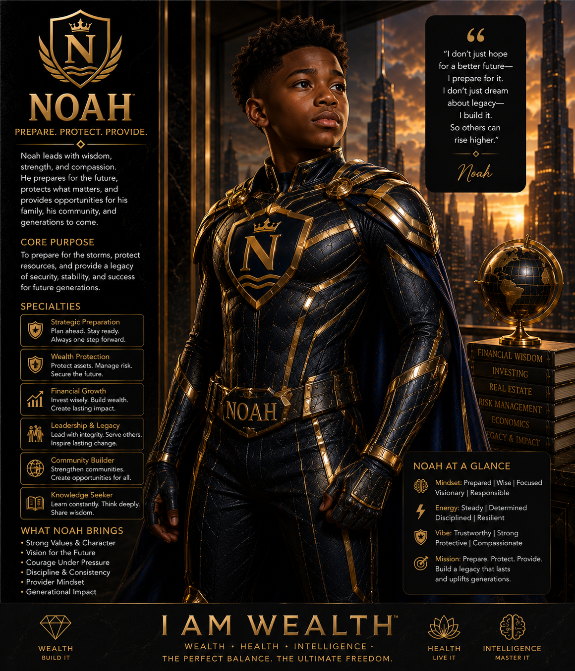 Noah portrait card