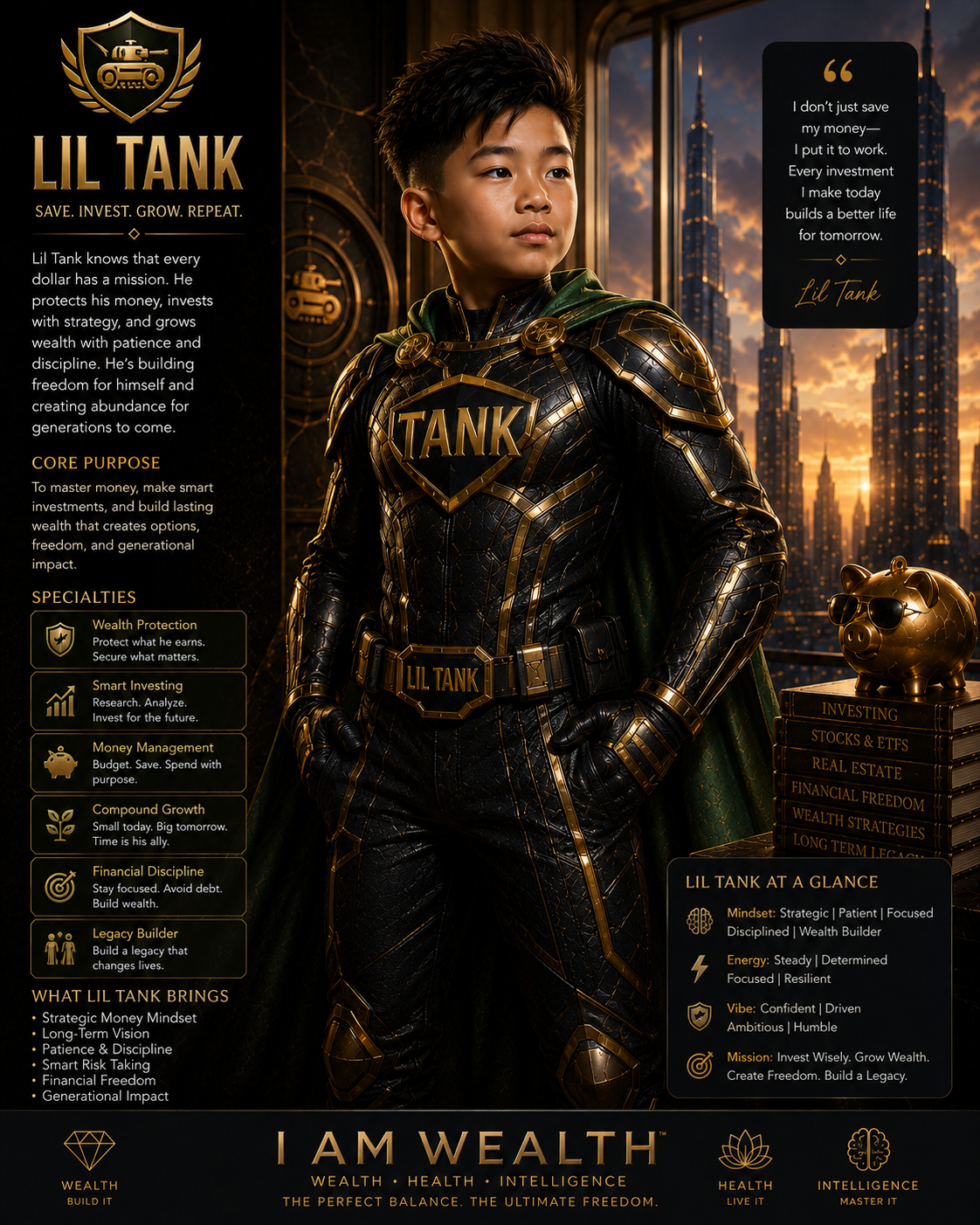 Lil Tank Wealth Hero portrait
