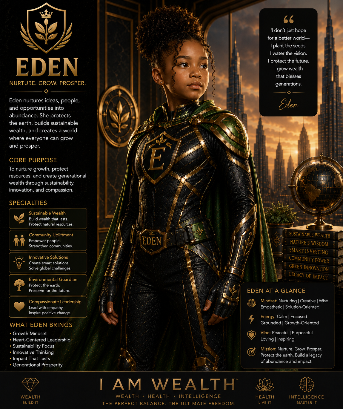 Eden portrait card